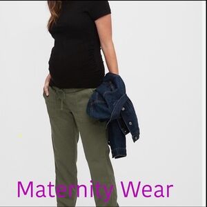 GAP Maternity Full Panel Utility Joggers